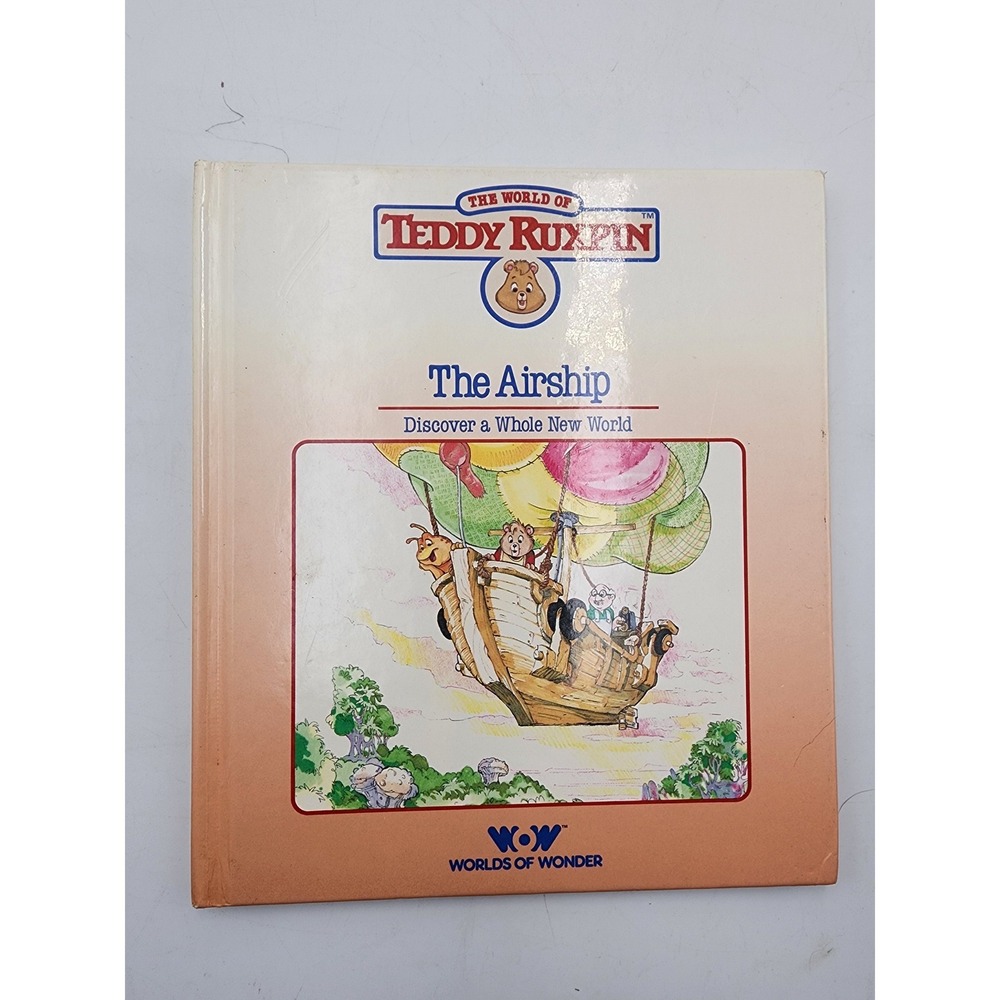 Vintage Teddy Ruxpin Book Lot of 4 Worlds of Wonder Hardcover 1985 Retro Grundo - Picture 4 of 14